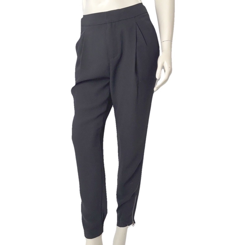 Kenneth Cole Reaction Black Capri Dress Pants Y2K Office Siren Quiet‎ Luxury M